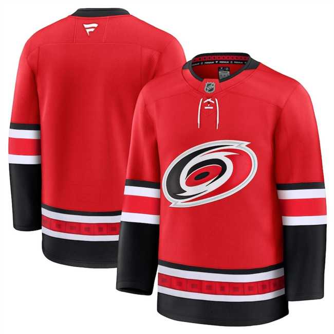 Mens Carolina Hurricanes Blank Red 2024-25 Alternate Stitched Hockey Jersey Dzhi->carolina hurricanes->NHL Jersey